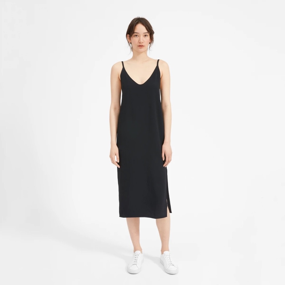 Everlane The Japanese GoWeave Long Slip Dress, size 8